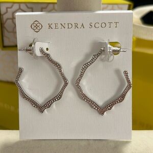 Kendra Scott Miku Hoops, Silver